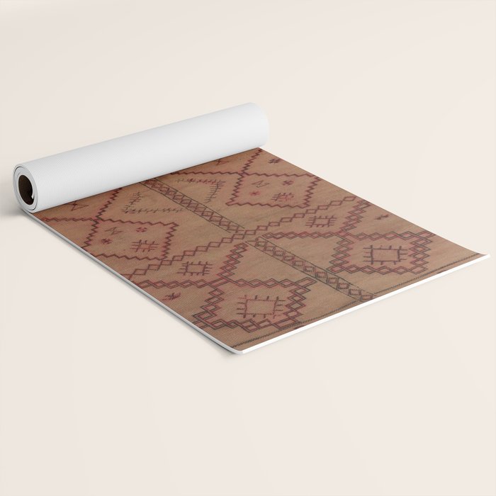 Heritage Moroccan Berber Carpet Design B29 Yoga Mat Gallery Image 2