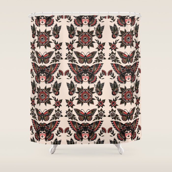 Butterflies Shower Curtain Gallery Image 1