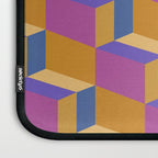 Cuboid Geometric Abstract Shapes Pattern XXV Laptop Sleeve Gallery Image 3