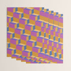 Cuboid Geometric Abstract Shapes Pattern XXV Wrapping Paper Gallery Image 3