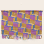 Cuboid Geometric Abstract Shapes Pattern XXV Wall Hanging Gallery Image 1