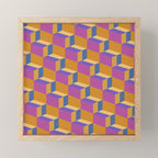 Cuboid Geometric Abstract Shapes Pattern XXV Mini Art Print Gallery Image 1