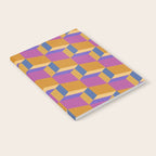 Cuboid Geometric Abstract Shapes Pattern XXV Notebook Gallery Image 2