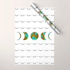 Aztec Moon Wrapping Paper Gallery Image 1