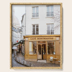 Cafe Montmartre | Paris Art Print | Travel Photography Serving Tray Gallery Image 1