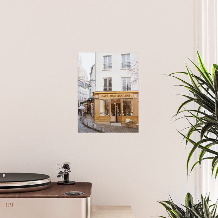 Cafe Montmartre | Paris Art Print | Travel Photography Poster Gallery Image 2