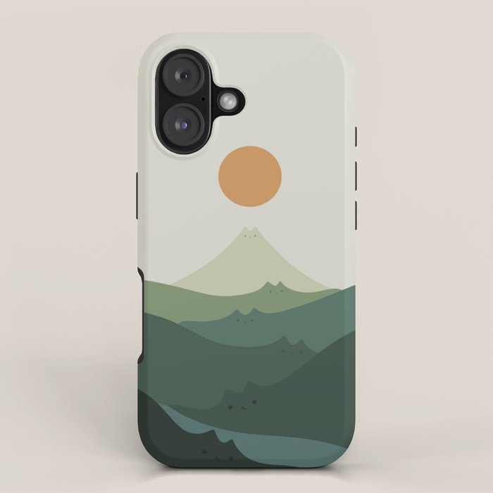 Cat Landscape 87B (Meowvelous Nature) iPhone Case Gallery Image 1