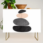 Peaceful, Zen, Balance, Geometric Art Credenza Gallery Image 1