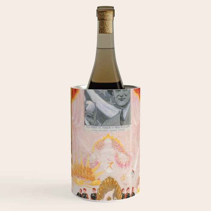 Florine Stettheimer "The Cathedrals of Broadway" Wine Chiller Gallery Image 1