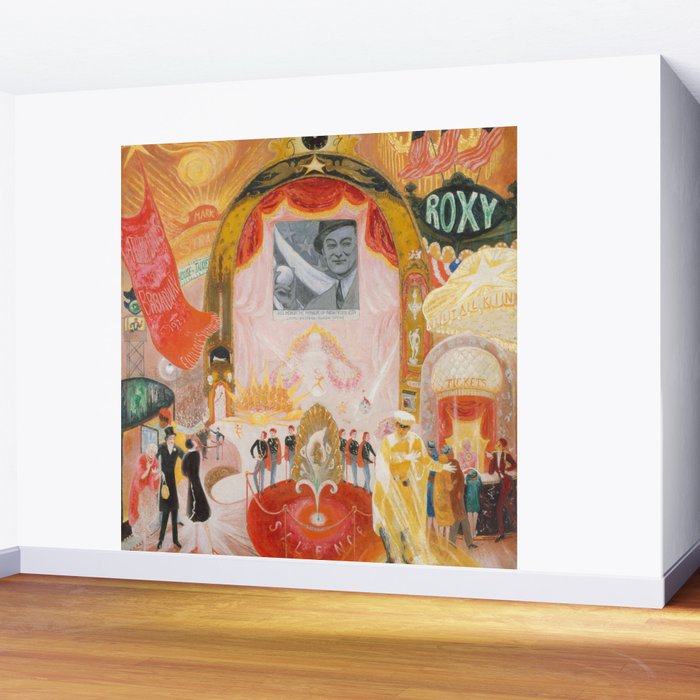 Florine Stettheimer "The Cathedrals of Broadway" Wall Mural Gallery Image 2