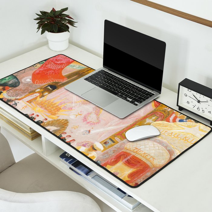 Florine Stettheimer "The Cathedrals of Broadway" Desk Mat Gallery Image 2