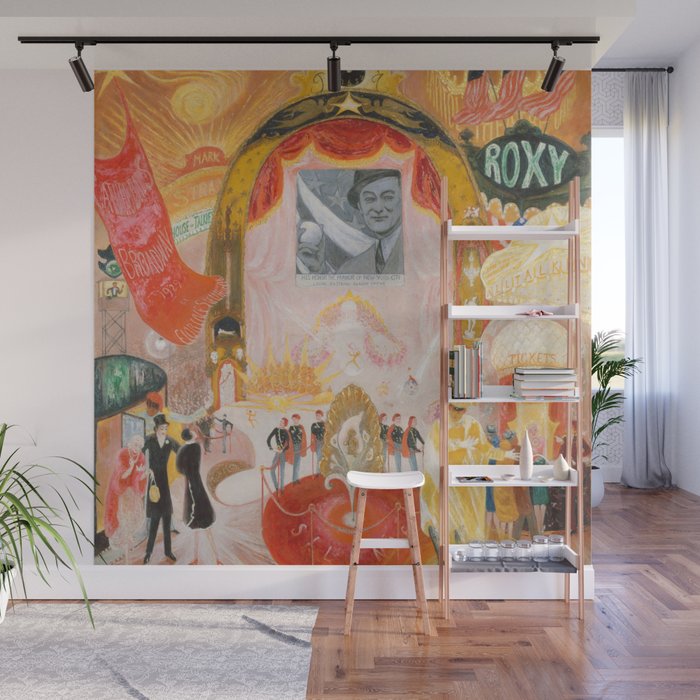 Florine Stettheimer "The Cathedrals of Broadway" Wall Mural Gallery Image 1