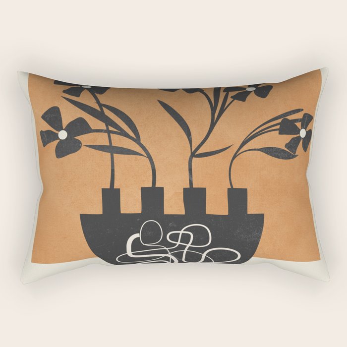Bloom in Form 4 Rectangular Pillow Gallery Image 2