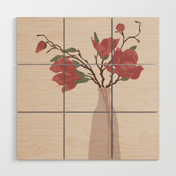 Vase 5 Wood Wall Art Gallery Image 1