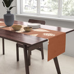 Terracotta Leaves Table Runner Gallery Image 2