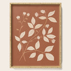 Terracotta Leaves Serving Tray Gallery Image 1