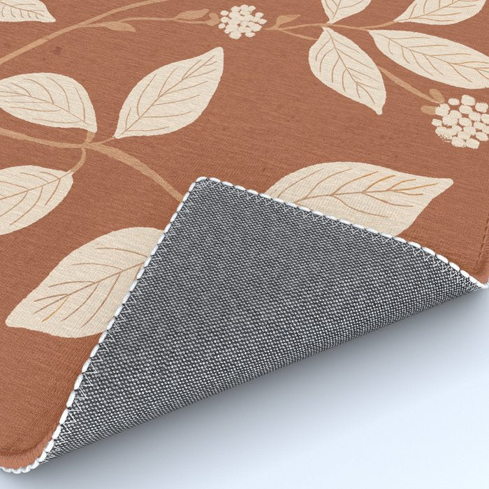 Terracotta Leaves Rug Gallery Image 4