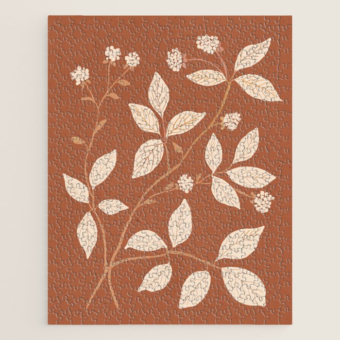 Terracotta Leaves Jigsaw Puzzle Gallery Image 1