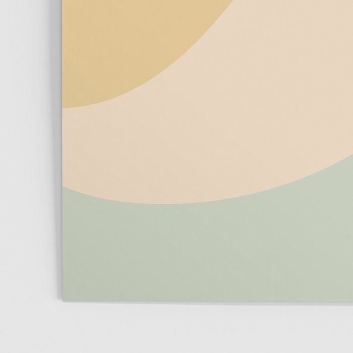 Abstract Color Waves - Neutral Pastel Poster Gallery Image 3