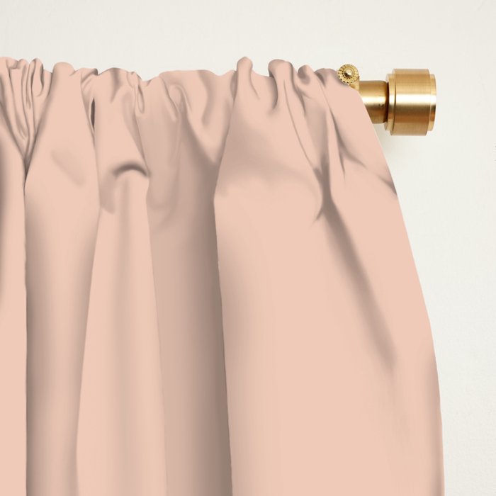 Abstract Color Waves - Neutral Pastel Window Curtain Gallery Image 2