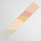 Abstract Color Waves - Neutral Pastel Table Runner Gallery Image 3