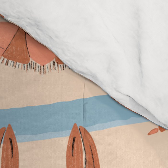 Lobster - Blue Stripes Comforter Gallery Image 4