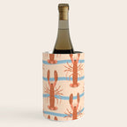 Lobster - Blue Stripes Wine Chiller Gallery Image 1