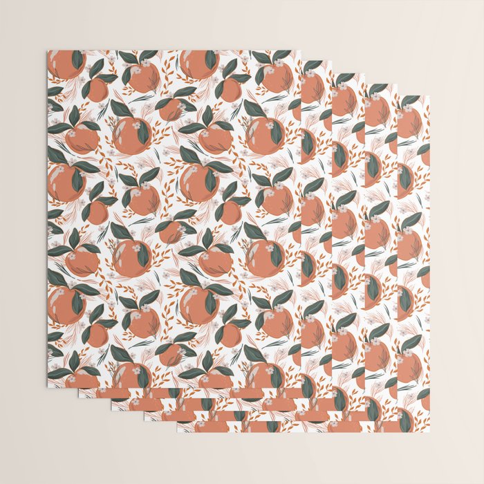 Feeling Peachy Wrapping Paper Gallery Image 3