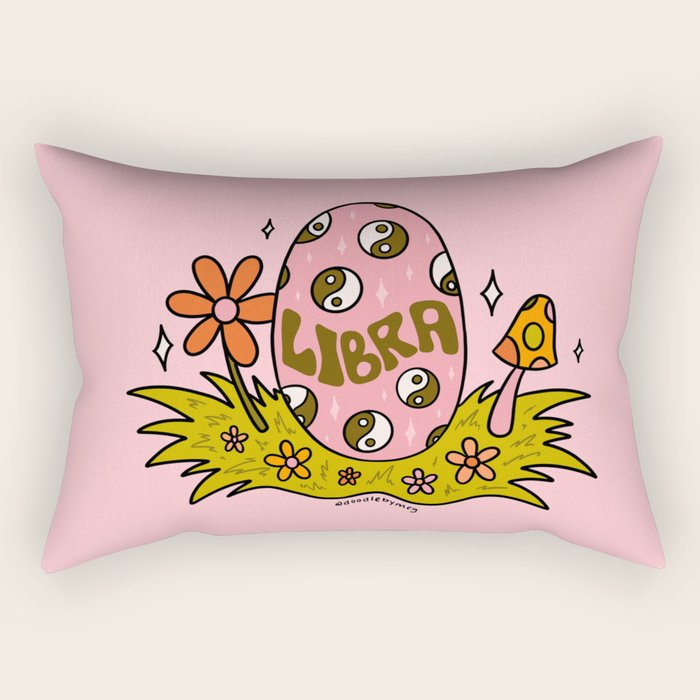 Libra Easter Egg Rectangular Pillow Gallery Image 1