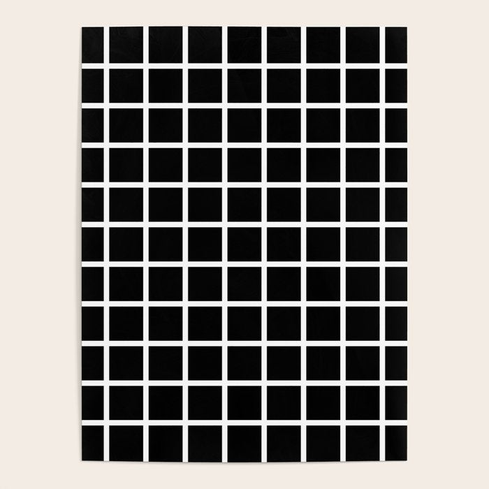 Black & White Grid Poster Gallery Image 4