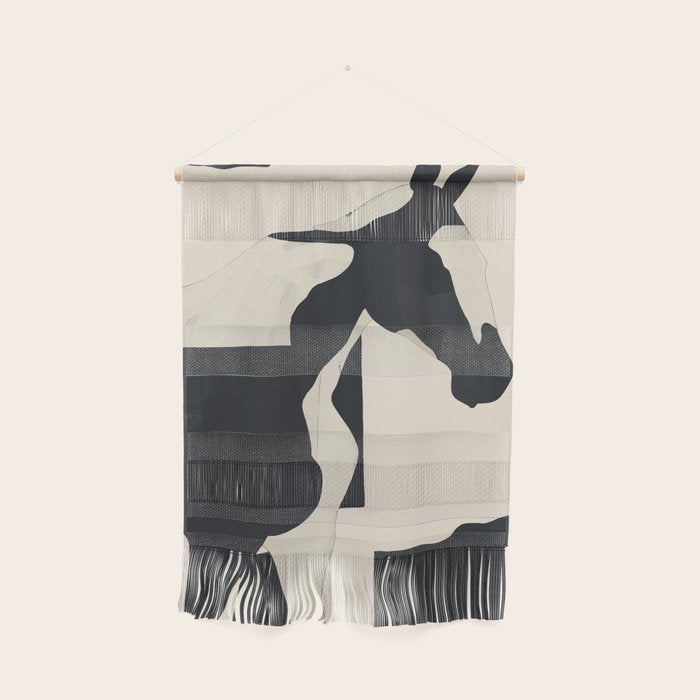 Abstract Minimal Horse 5 Wall Hanging Gallery Image 1
