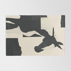 Abstract Minimal Horse 5 Rug Gallery Image 2