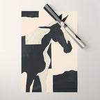 Abstract Minimal Horse 5 Wrapping Paper Gallery Image 1