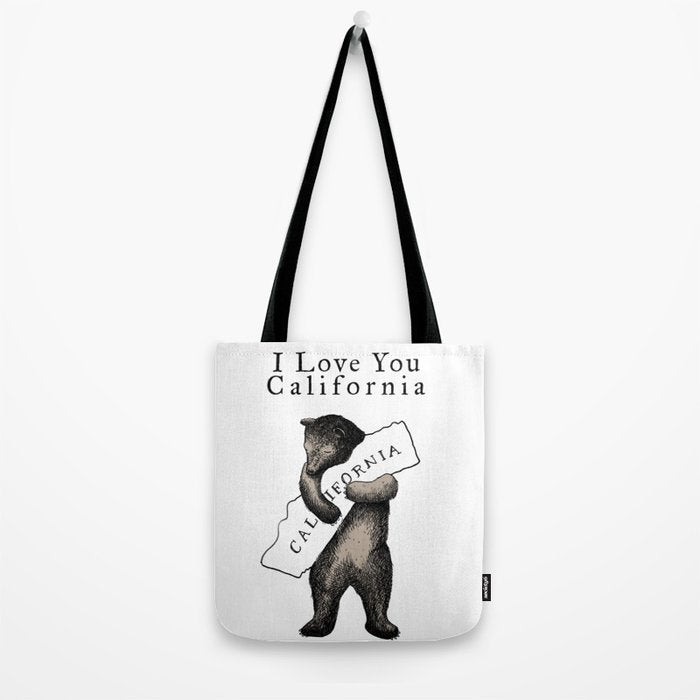 i love you california Tote Bag Gallery Image 2