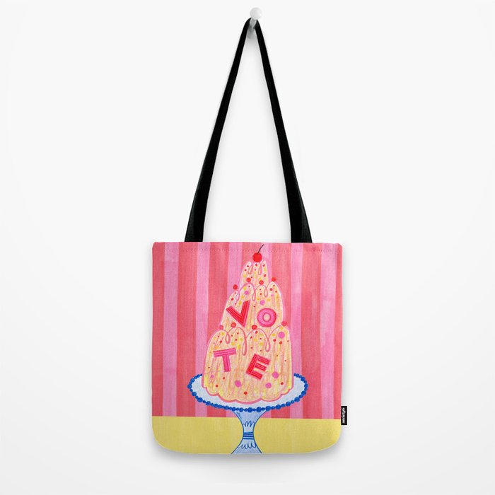 Mold the Future & Vote in Cherry Red Tote Bag Gallery Image 2