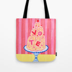 Mold the Future & Vote in Cherry Red Tote Bag Gallery Image 1