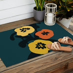 Midnight Flowers Outdoor Rug Gallery Image 2