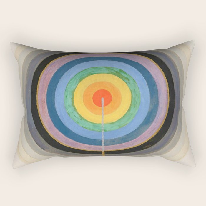 Hilma af Klint "Series VIII. Picture of the Starting Point (1920)" Rectangular Pillow Gallery Image 2