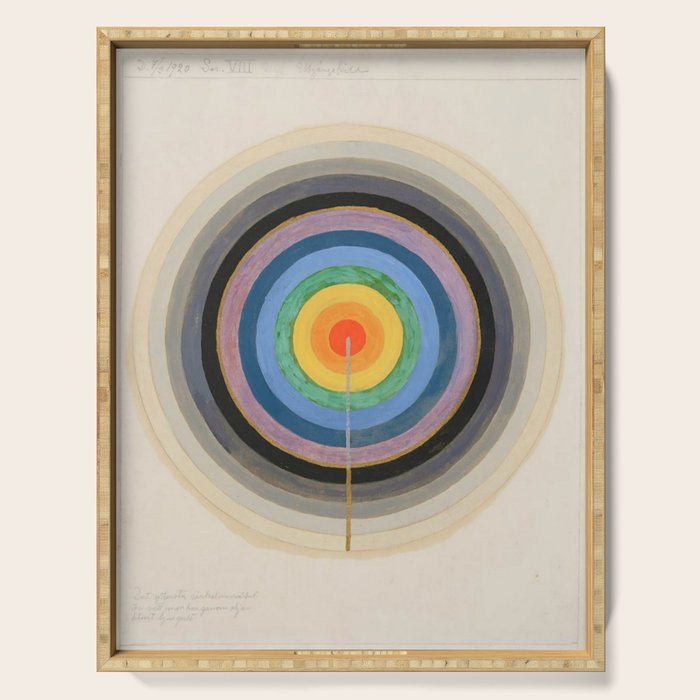 Hilma af Klint "Series VIII. Picture of the Starting Point (1920)" Serving Tray Gallery Image 1