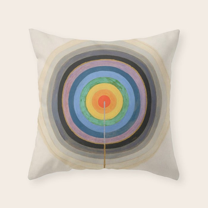 Hilma af Klint "Series VIII. Picture of the Starting Point (1920)" Throw Pillow Gallery Image 6