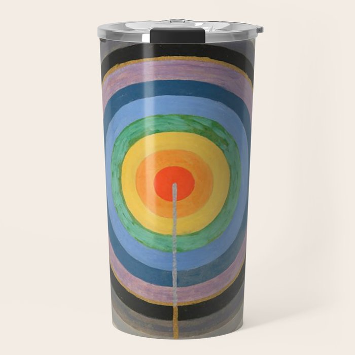 Hilma af Klint "Series VIII. Picture of the Starting Point (1920)" Travel Mug Gallery Image 1