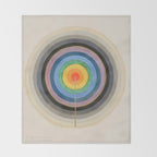 Hilma af Klint "Series VIII. Picture of the Starting Point (1920)" Throw Blanket Gallery Image 2