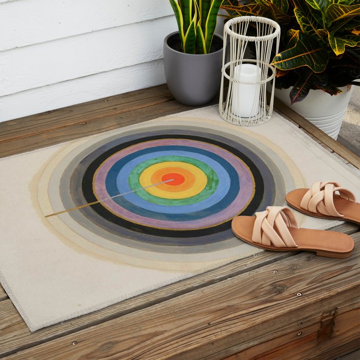 Hilma af Klint "Series VIII. Picture of the Starting Point (1920)" Outdoor Rug Gallery Image 2