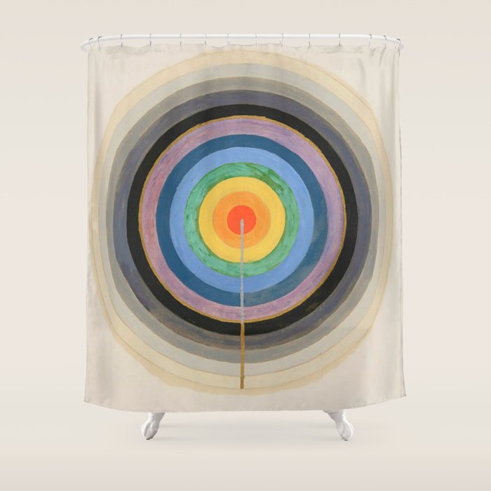 Hilma af Klint "Series VIII. Picture of the Starting Point (1920)" Shower Curtain Gallery Image 1