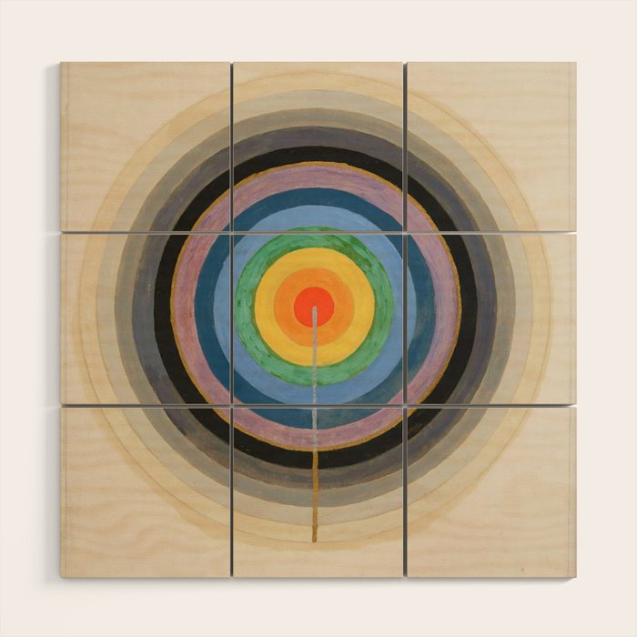 Hilma af Klint "Series VIII. Picture of the Starting Point (1920)" Wood Wall Art Gallery Image 1