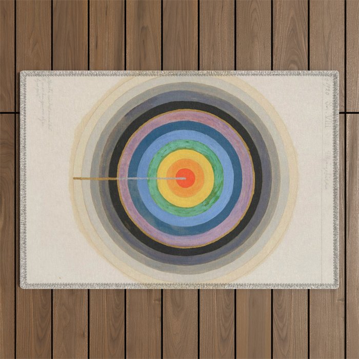 Hilma af Klint "Series VIII. Picture of the Starting Point (1920)" Outdoor Rug Gallery Image 1