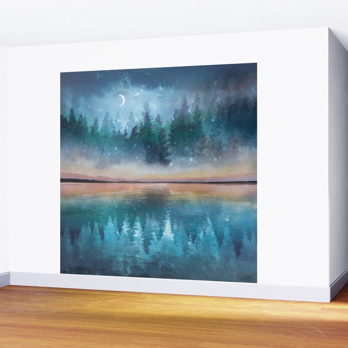 Evening Mist Wall Mural Gallery Image 2