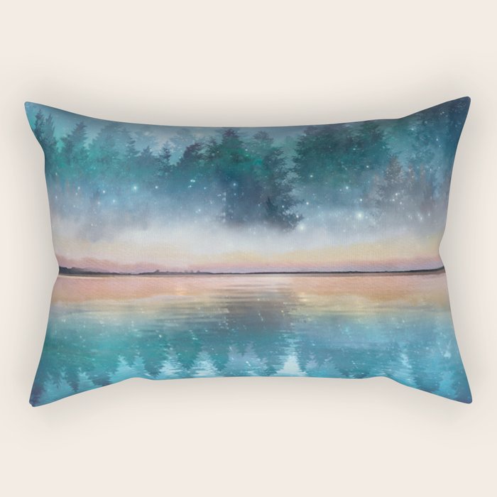 Evening Mist Rectangular Pillow Gallery Image 1