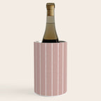 Modern Boho Serenity Stripes Mauve Wine Chiller Gallery Image 2