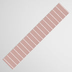 Modern Boho Serenity Stripes Mauve Table Runner Gallery Image 3